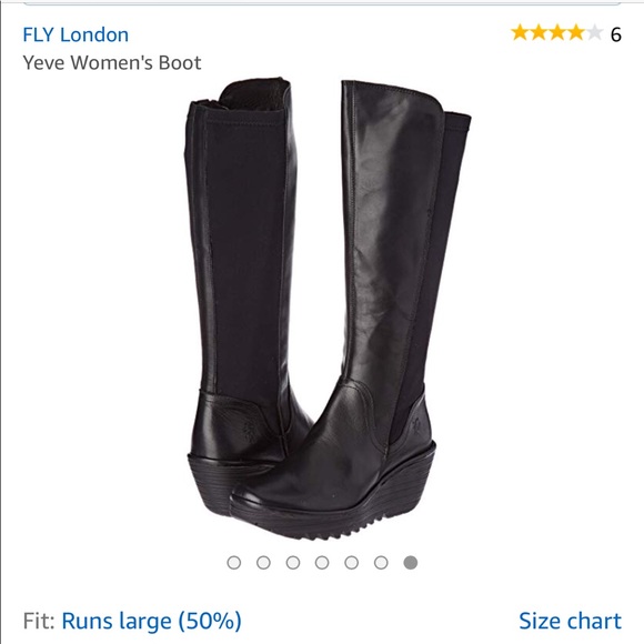 Fly London Yeve Womens Long Wedge Heel 